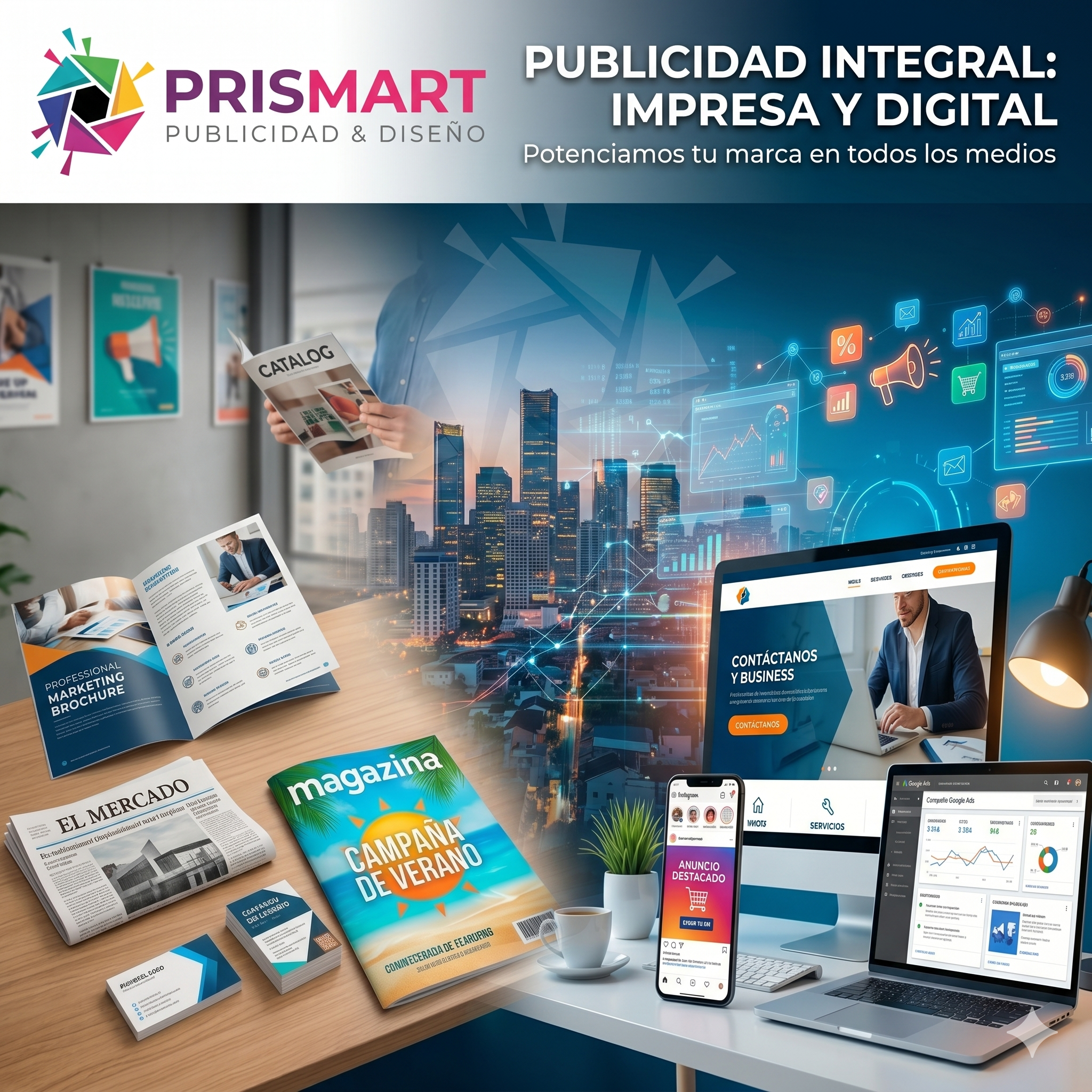 Servicios de Impresión y Diseño Web Prismart